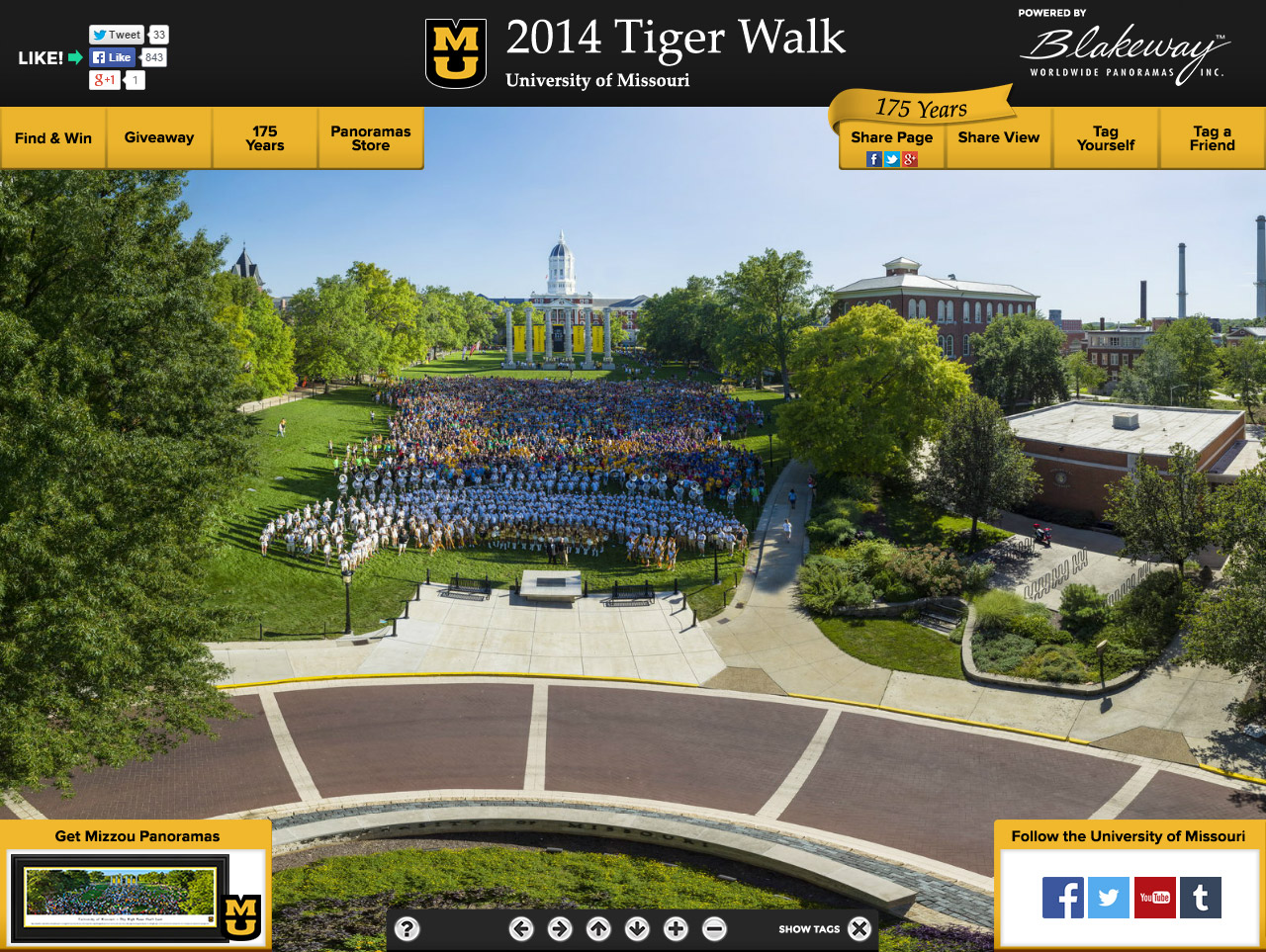 Missouri Tiger Walk