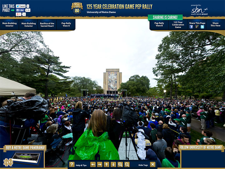 Notre Dame Pep Rally